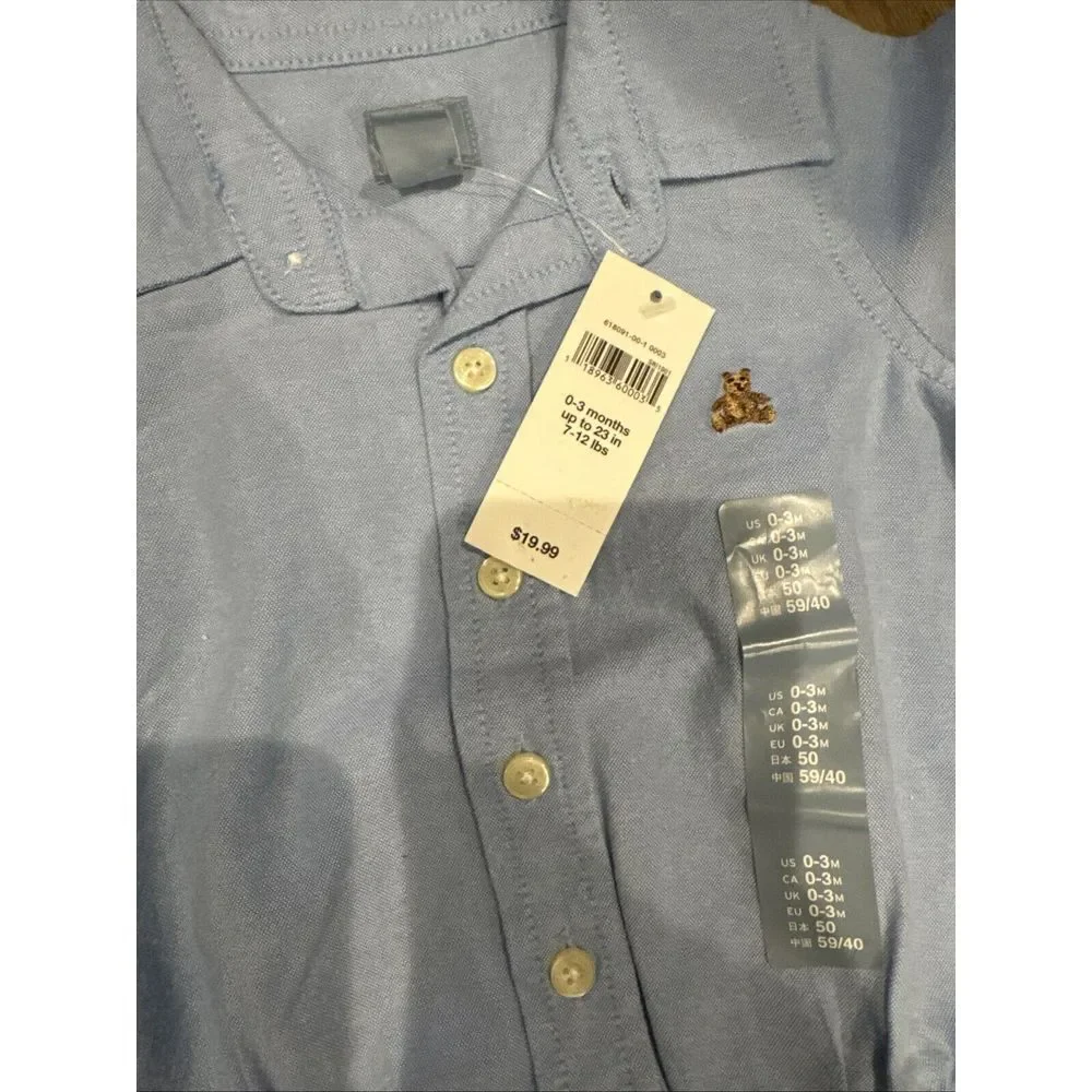 NWT Gap 0-3 Bundle Baby Boy Set Jumpsuit Four‎ Piece Sets And Hat